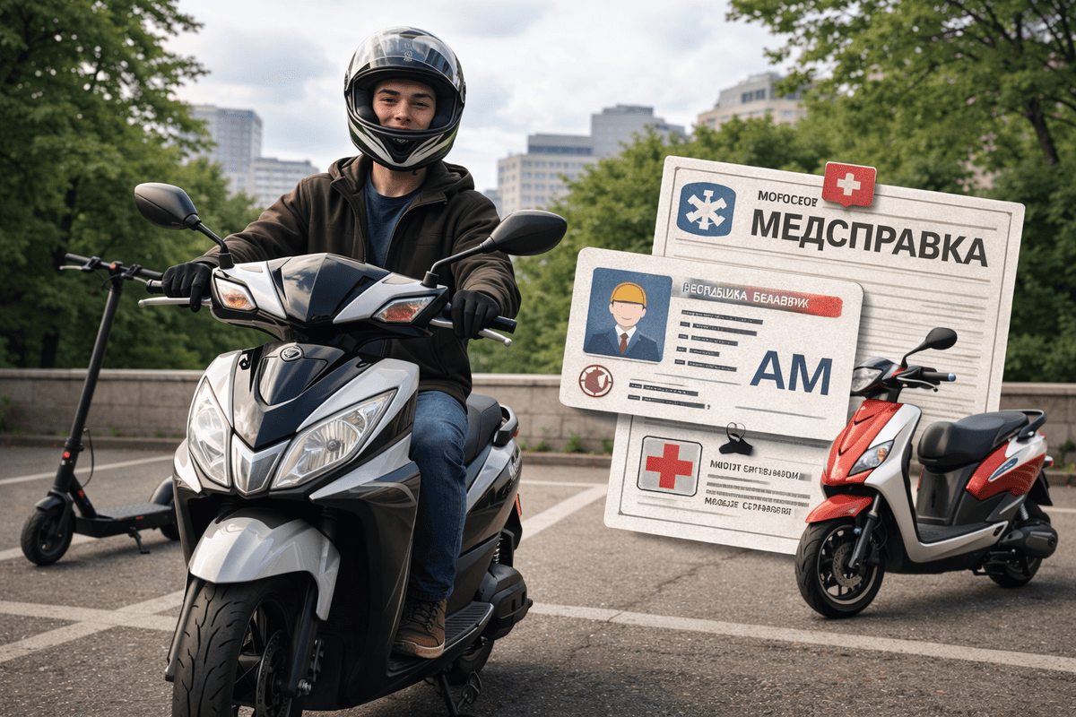 Как легко получить категорию АМ и законно ездить на мопеде